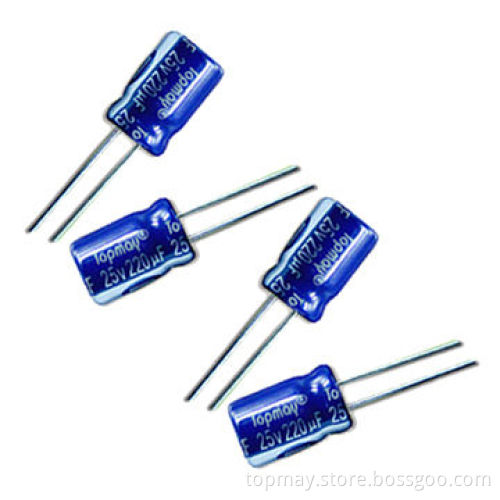 Aluminum Electrolytic Capacitor with 2,000-hour Loading Lifespan and 6.3 to 450V Rated Voltage Range